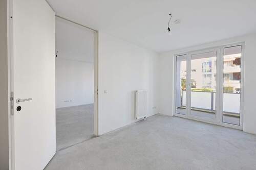 Viel Platz im Schlafzimmer für Bett und Schränke - Etagenwohnung mit 49,30 m² in Hamburg zum Kaufen