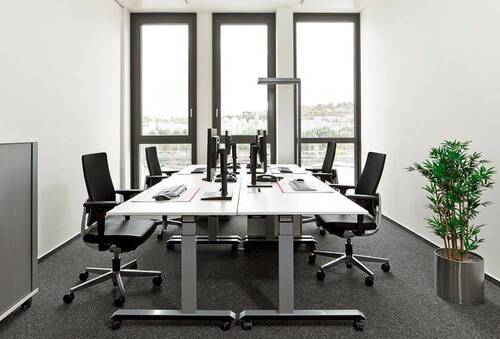 Büroraum 2 - Topbüro im Europaviertel am Hauptbahnhof - flexibel, möbliert, 247