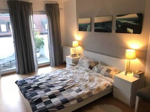 Schlafzimmer - 2 Zimmer Etagenwohnung zur Miete in Nürnberg
