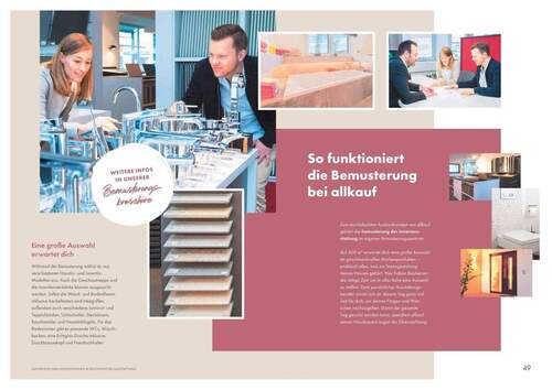 Bemusterung bei allkauf - 