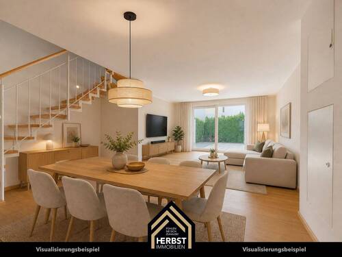 04 Wohn- & Essbereich Visualisierungsbeispiel - 5 Zimmer Reihenmittelhaus in Villingen-Schwenningen