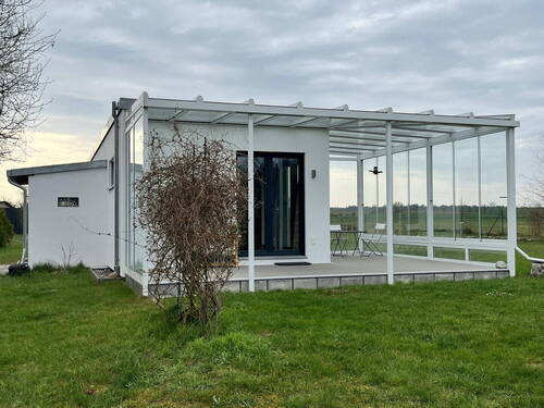 Bild 1 - Neues Design-Haus nahe Ostsee mit Weitblick provisionsfrei als Wohnhausprivates Ferienhaus + Garten