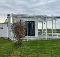 Neues Design-Haus nahe Ostsee mit Weitblick provisionsfrei als Wohnhausprivates Ferienhaus + Garten - Gemeinde Biendorf Malpendorf