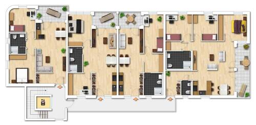 Geschossplan unverbindl. Illustration - 