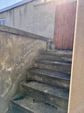 Treppe vom UG in den Garten - 
