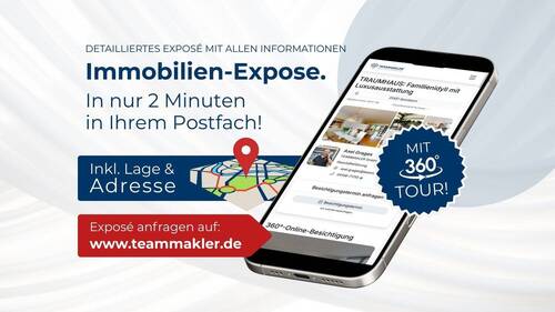 Expose direkt anfordern - 7 Zimmer Einfamilienhaus zum Kaufen in Henstedt-Ulzburg