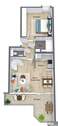 Grundriss Whg. 25 - 