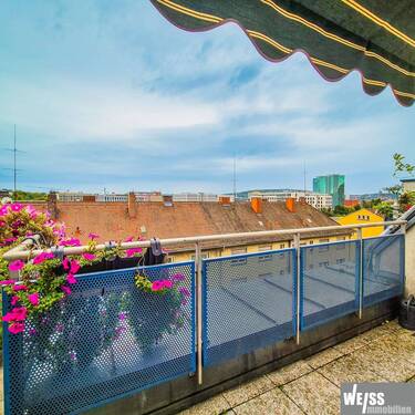 Aussicht Balkon - 