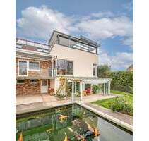 Zweifamilienhaus mit zwei Gewerbehallen - Artlenburg