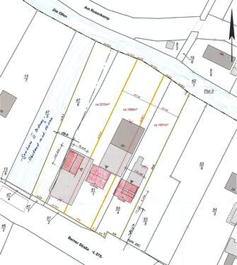 Lageplan zum Bauvorbescheid - 