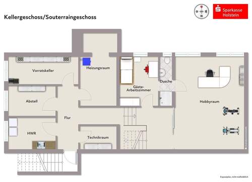 Souterrain-/Kellergeschoss - 