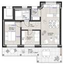 Bsp.Grundriss L3 - W2/W8/W14 - Etagenwohnung mit 72,00 m² in Wangen zum Kaufen