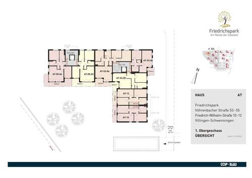 Übersicht 1. Obergeschoss - 