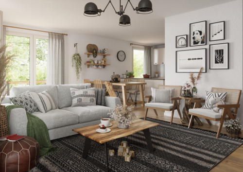 Bungalow-100-Wohnzimmer - 