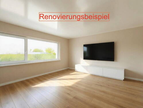 Renovierungsbeispiel Wohnraum - 