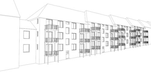 Ansicht vom Garten - 