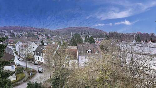 Ausblick - *** Interessante 3 plus 2-Zimmer-Eigentumswohnung in schöner Aussichtslage von Grötzingen ***