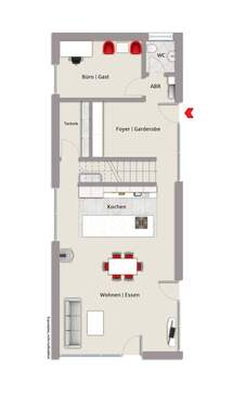 Erdgeschoss Haus 2 - 