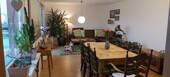 Wohnzimmer mit Esszimmer - Etagenwohnung mit 85,30 m&sup2; in Gummersbach zur Miete