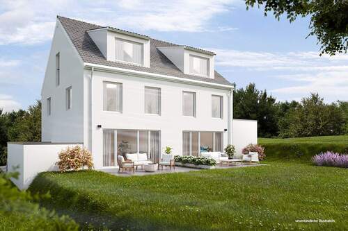 Ansicht - 6 Zimmer Doppelhaushälfte zum Kaufen in Ostelsheim