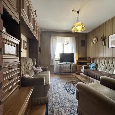 Wohnzimmer im Erdgeschoss - 5 Zimmer Doppelhaushälfte in Ibbenbüren