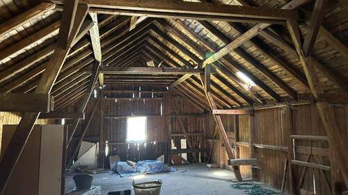 Blick in die Scheune - 