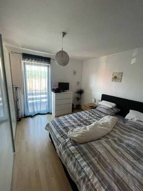 Schlafzimmer im OG des Neubaues - 