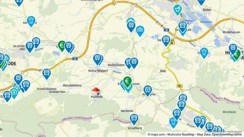 Geolyzer Kartenausschnitt - 