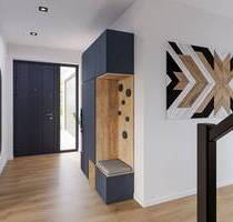 Neubau Doppelhaushälfte auf Erbpachtgrundstück in Bielefeld-Jöllheide.