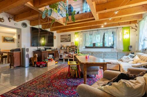 Wohnzimmer (1) - 8 Zimmer Einfamilienhaus zum Kaufen in Windorf