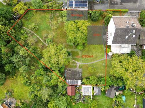 Visualisierung von Oben - Bauen mit parkähnlichem Flair? - 299.000,00 EUR Kaufpreis, ca.  0,00 m²