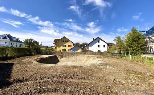 Blick Richtung Westen - Grundstück zum Kaufen in Kaufering