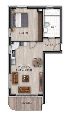 Wohnung-Nr. 3 (B) - 