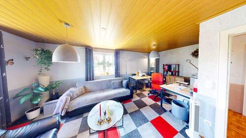 Wohnzimmer EG - 4 Zimmer Einfamilienhaus in Karlskron