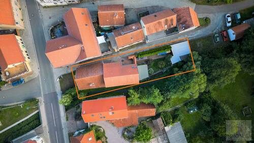 Das Grundstück von oben - 3 Zimmer Einfamilienhaus zum Kaufen in Bad Berka