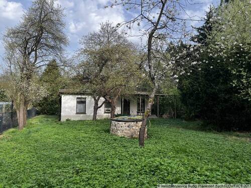 Ansicht mit Bungalow - Grundstück zum Kaufen in Petershagen-Eggersdorf