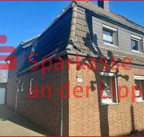 Werne-Evenkamp: gepflegte Zechenhaushälfte mit Anbau, Garage und Garten sucht neuen Familienanschluß