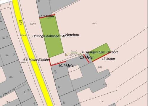 Bild 1 - herrliches Wohnbaugrundstück mitten in Nerchau am Gänsemarkt