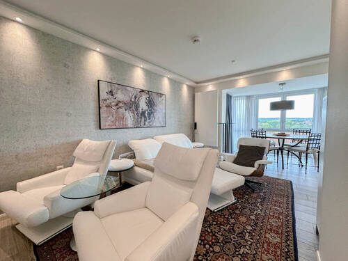Wohnbereich - Hochwertig sanierte und vollausgestattete 2-Zimmer-Maisonette-Wohnung in Bad Rodach
