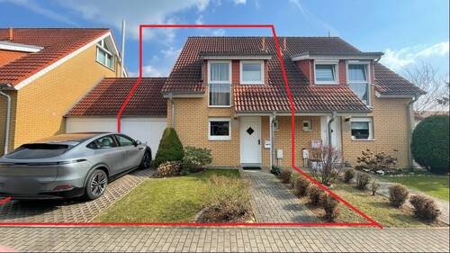 Vorderansicht Doppelhaushälfte - Doppelhaushälfte in Dresden-Weixdorf