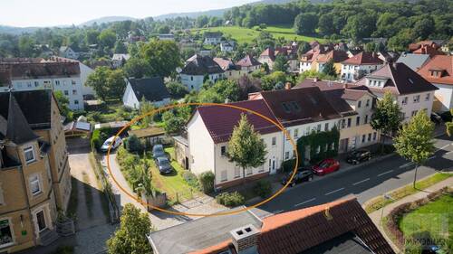 DJI_0768 markiert - Nähe Thüringen-Kliniken: EFH mit Nebengelass 