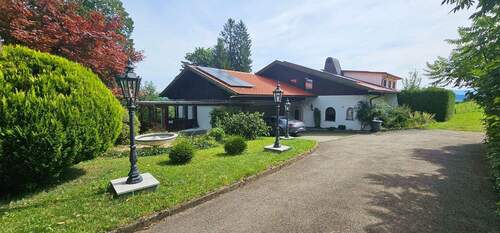Nordwestansicht - ALPENBLICK - Beste Lage freistehendes Einfamilienhaus in 88175 Scheidegg