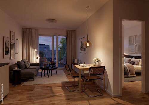 Wohnzimmer Dünenhaus WE 179 - 