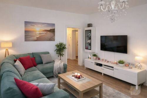 Wohnzimmer - Etagenwohnung mit 131,00 m&sup2; in Hagen zum Kaufen