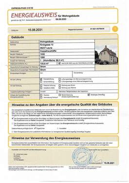 Energieausweis-1 Haus Nr. 10 - 