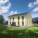 DH Aura 125 - Gartenansicht - 5 Zimmer Doppelhaushälfte zum Kaufen in Alperstedt