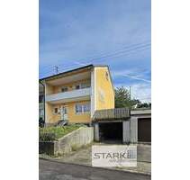 Doppelhaushälfte mit Aussicht, Garten & Garage – ein Eigenheim für Anpacker! - Weikersheim Laudenbach