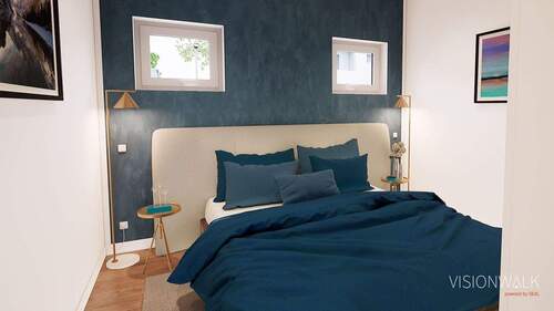 Ansicht Schlafzimmer Einliegerwohnung - 