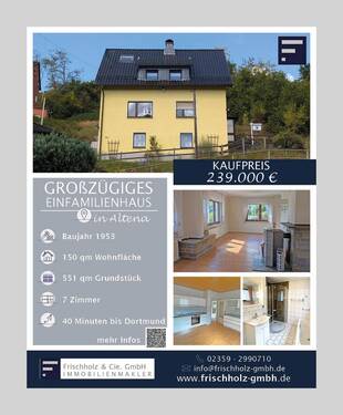 Bild 1 - Einziehen und Wohlfühlen! Einfamilienhaus in Altena-Evingsen