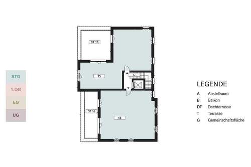 Geschossübersicht Staffel - 